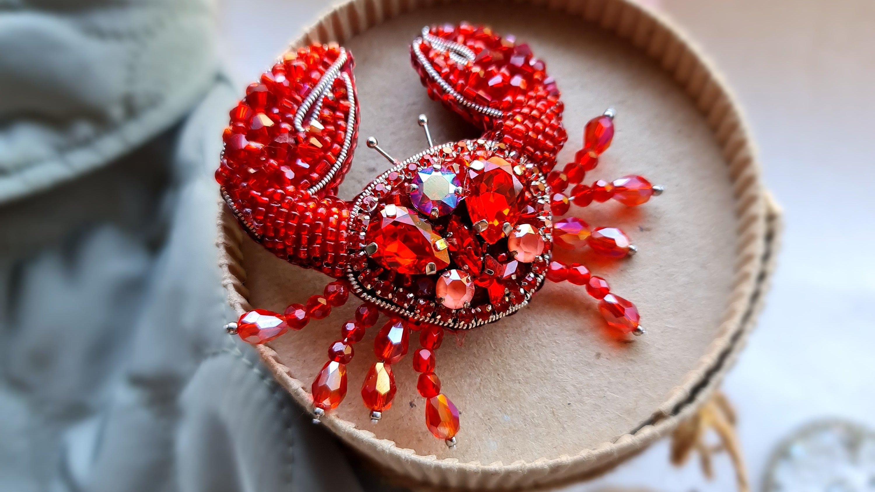 Crab Brooch: A Tiny Piece of the Ocean You Can Wear