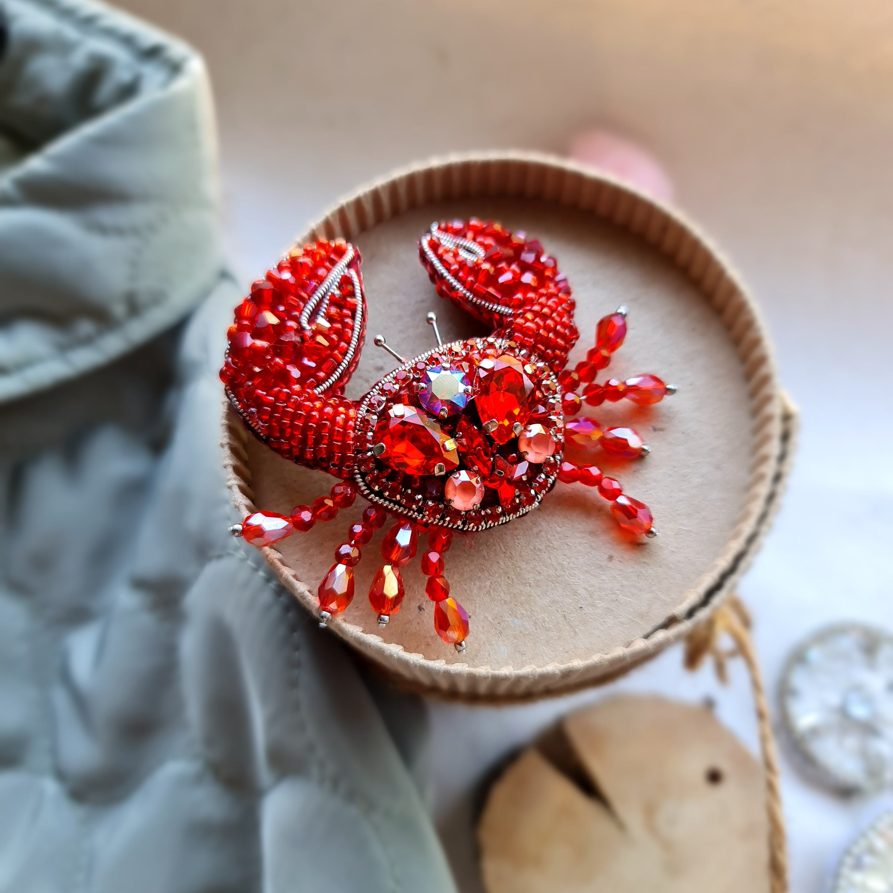 Crab Brooch: A Tiny Piece of the Ocean You Can Wear