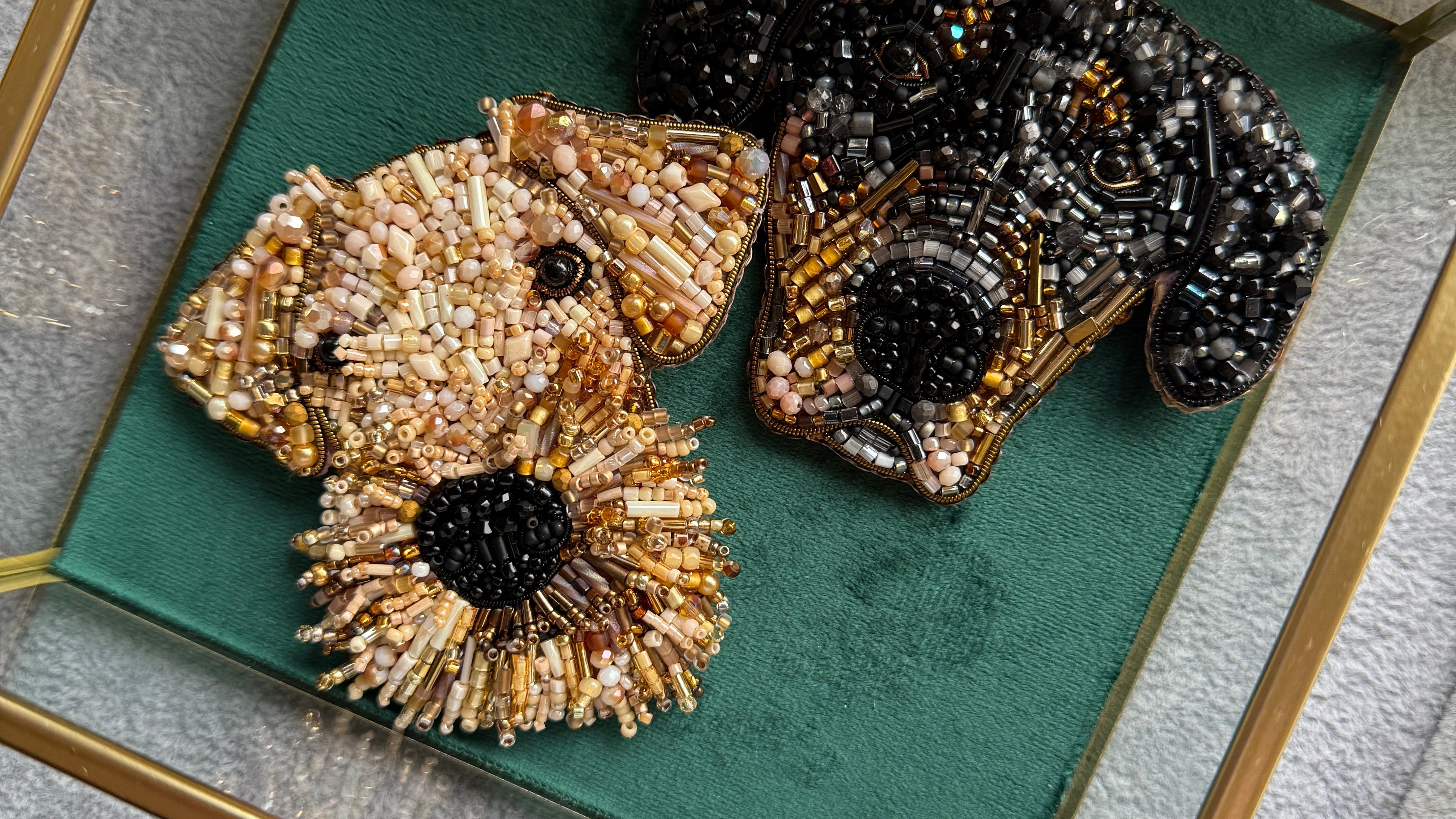Custom Pet Portrait Brooches: Handmade Keepsakes Inspired by Your Dog or Cat