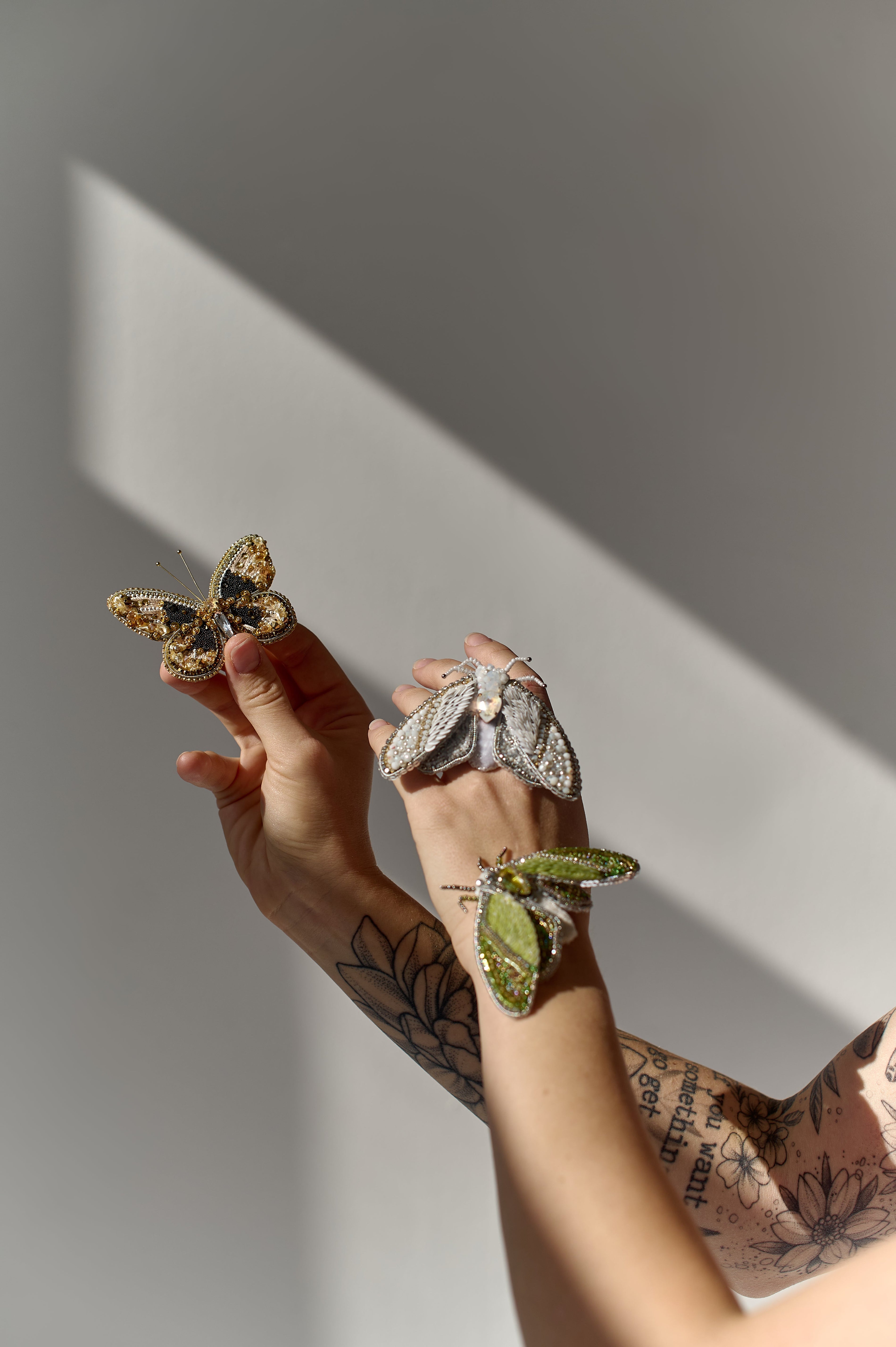 Enchanted Insect Brooch Collection