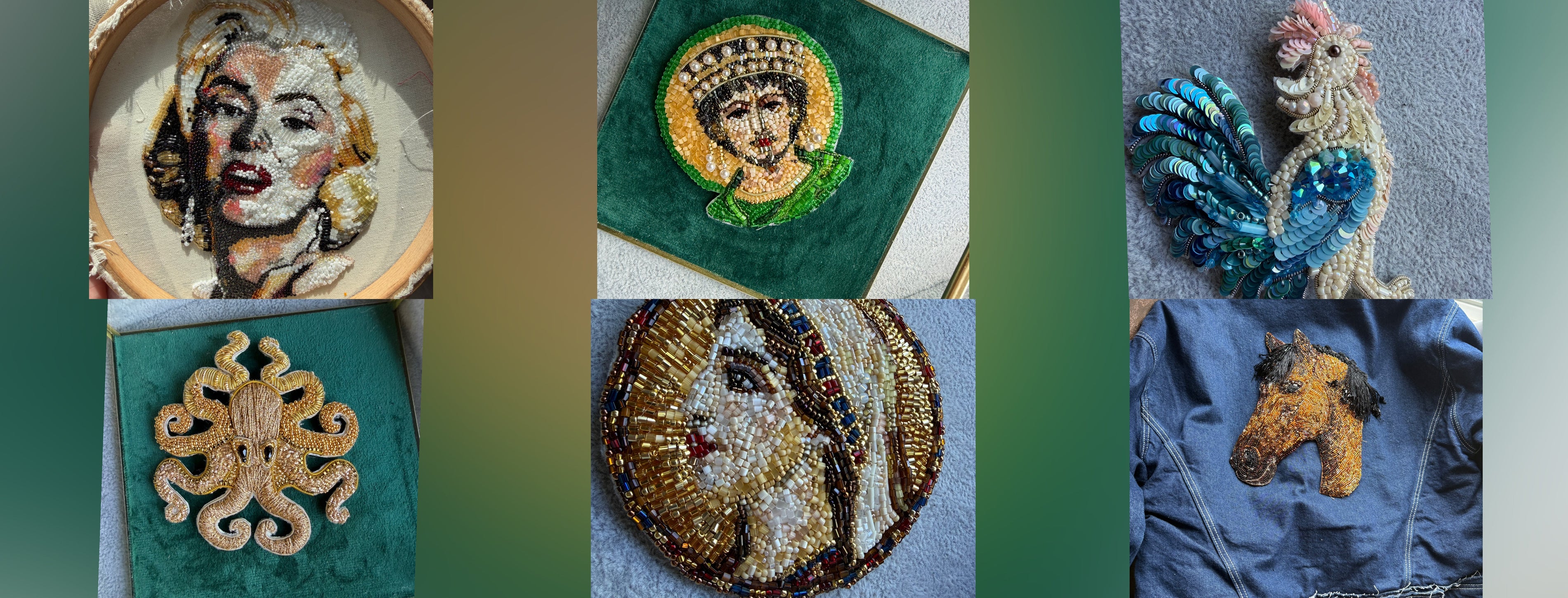 Art Embroidered Patches