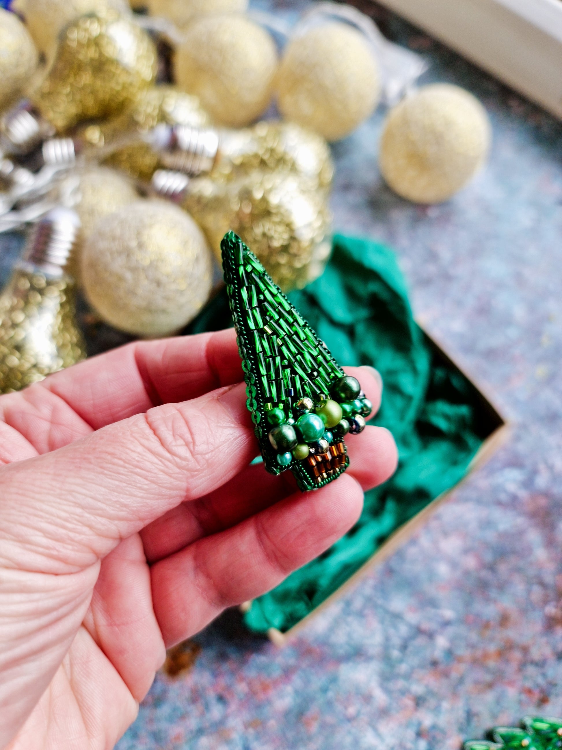 Christmas Tree Brooch Collection