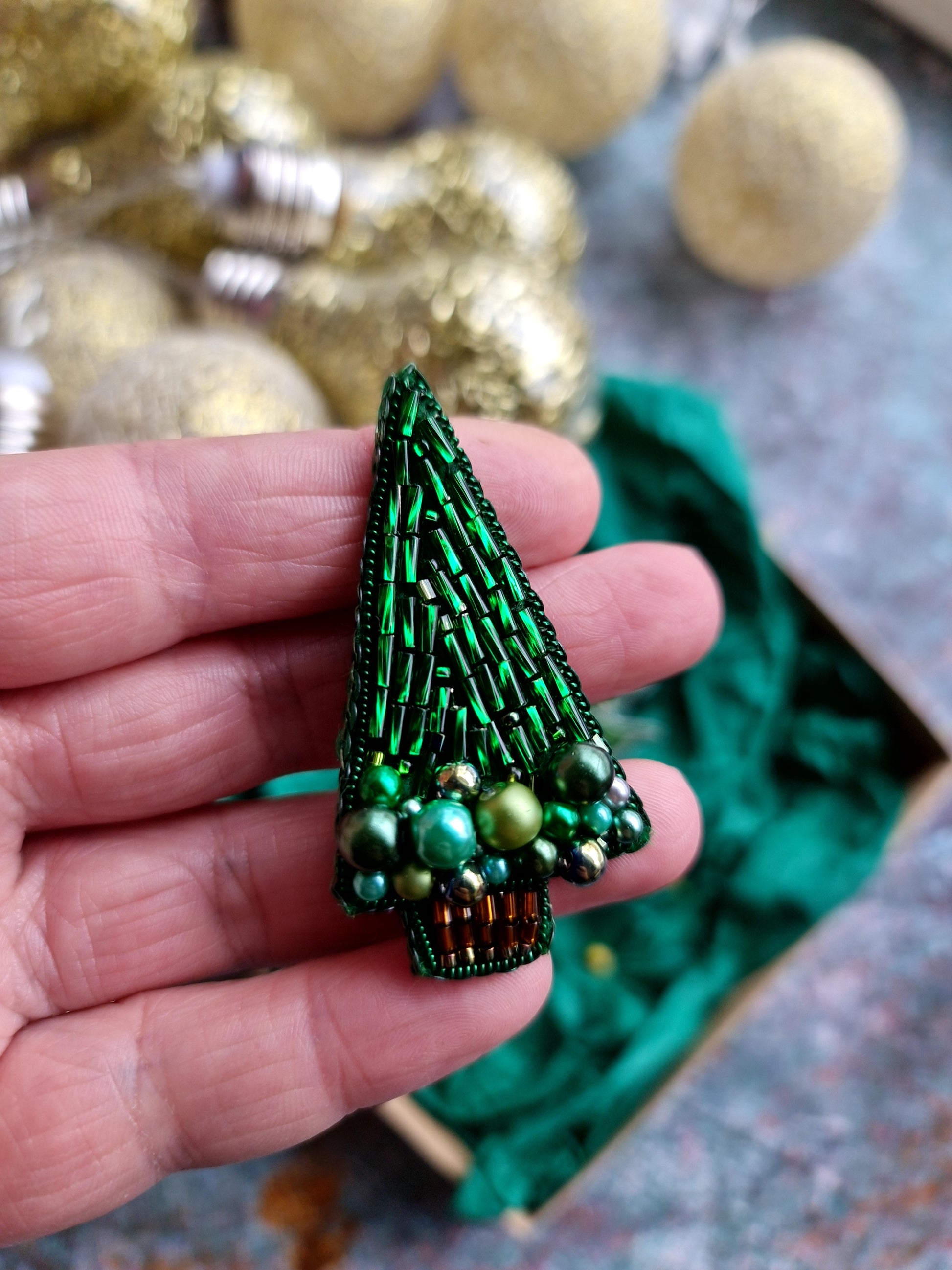 Christmas Tree Brooch Collection