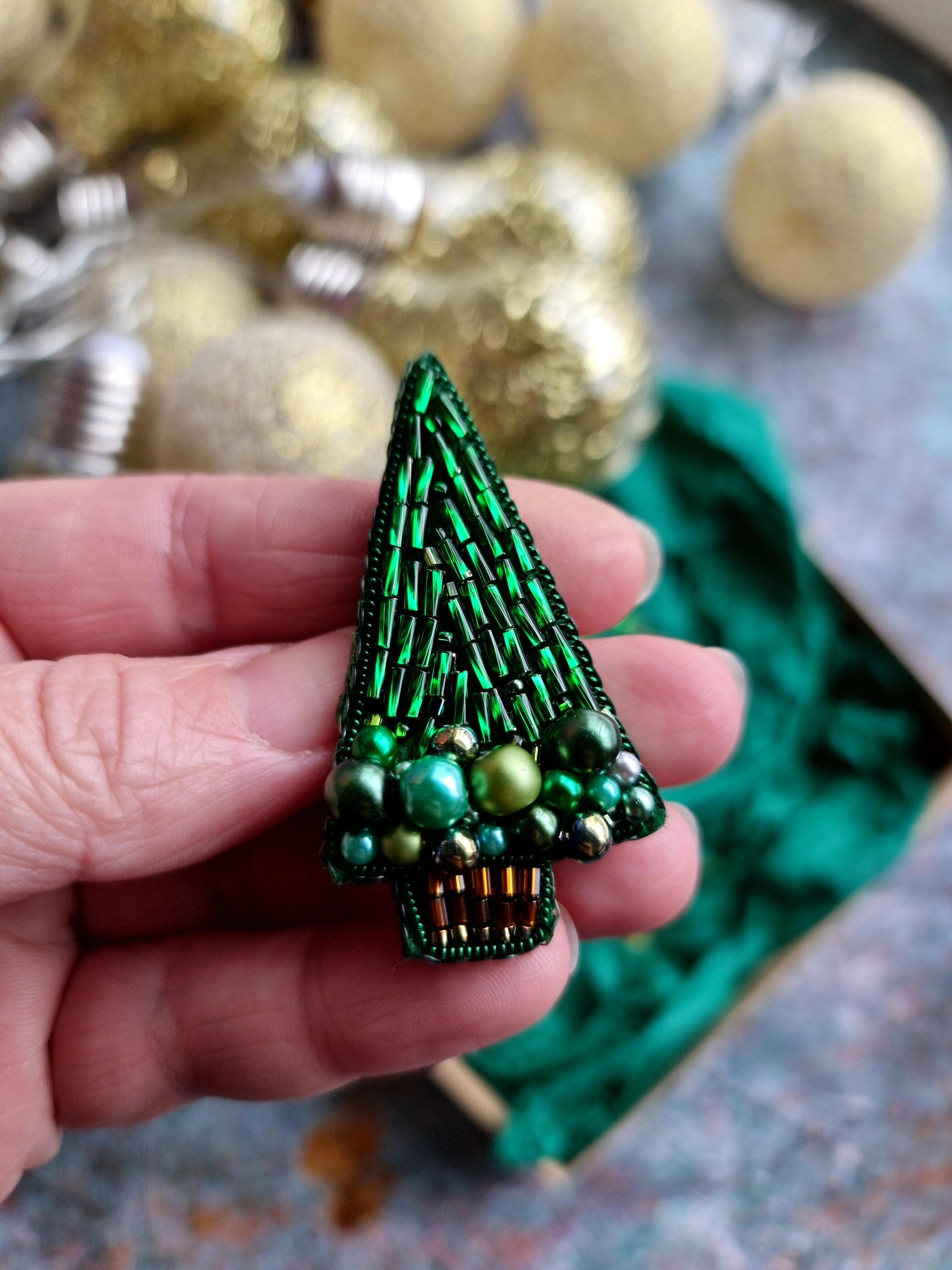 Christmas Tree Brooch Collection