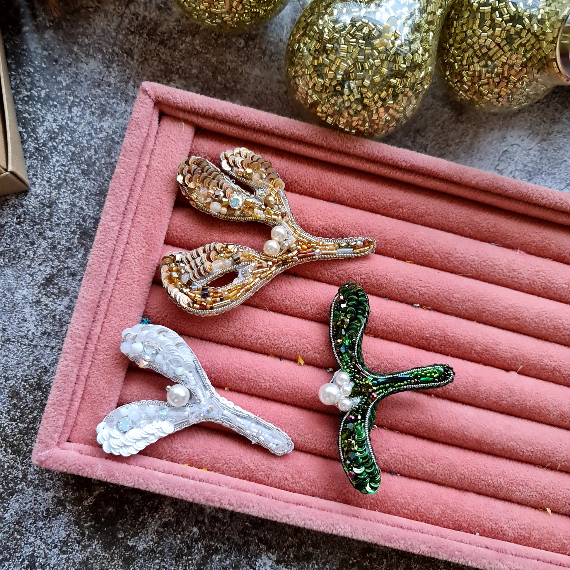 Mistletoe Brooch Collection