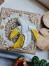 banana large brooch, plant pin for mother day