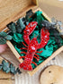 Lobster Beaded Brooch, Ocean Brooch, Beach jewelry