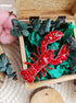 Lobster Beaded Brooch, Ocean Brooch, Beach jewelry