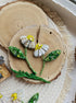 daisy flower brooch, lapel pins men,  unique gifts for her