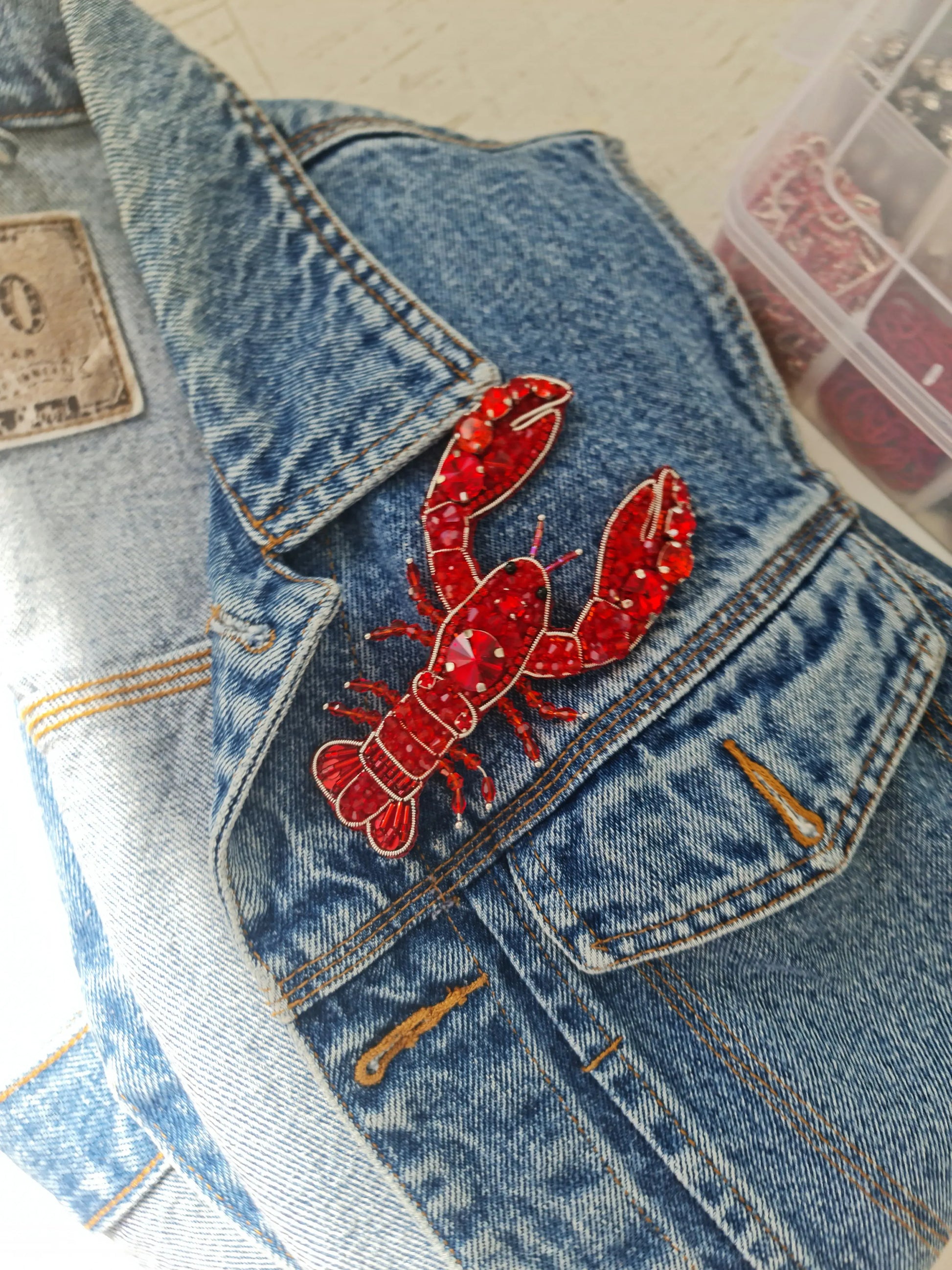 Lobster Brooch