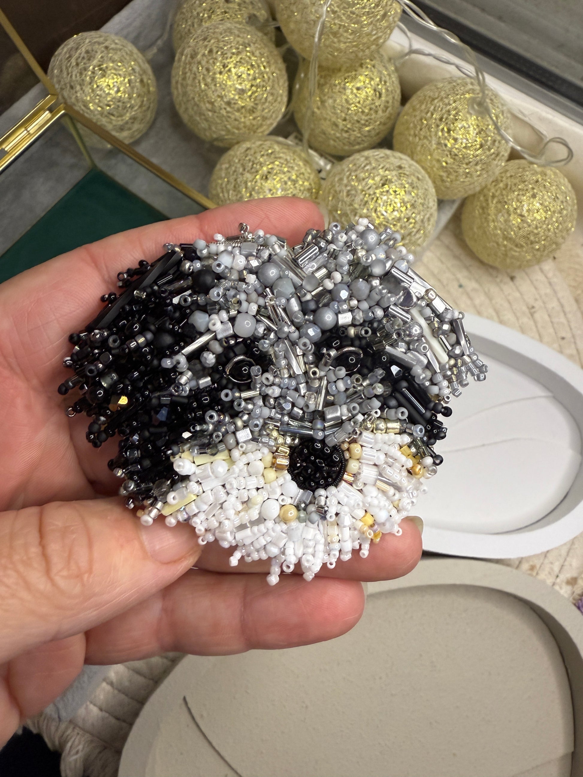 Custom Labradoodle Portrait Brooch