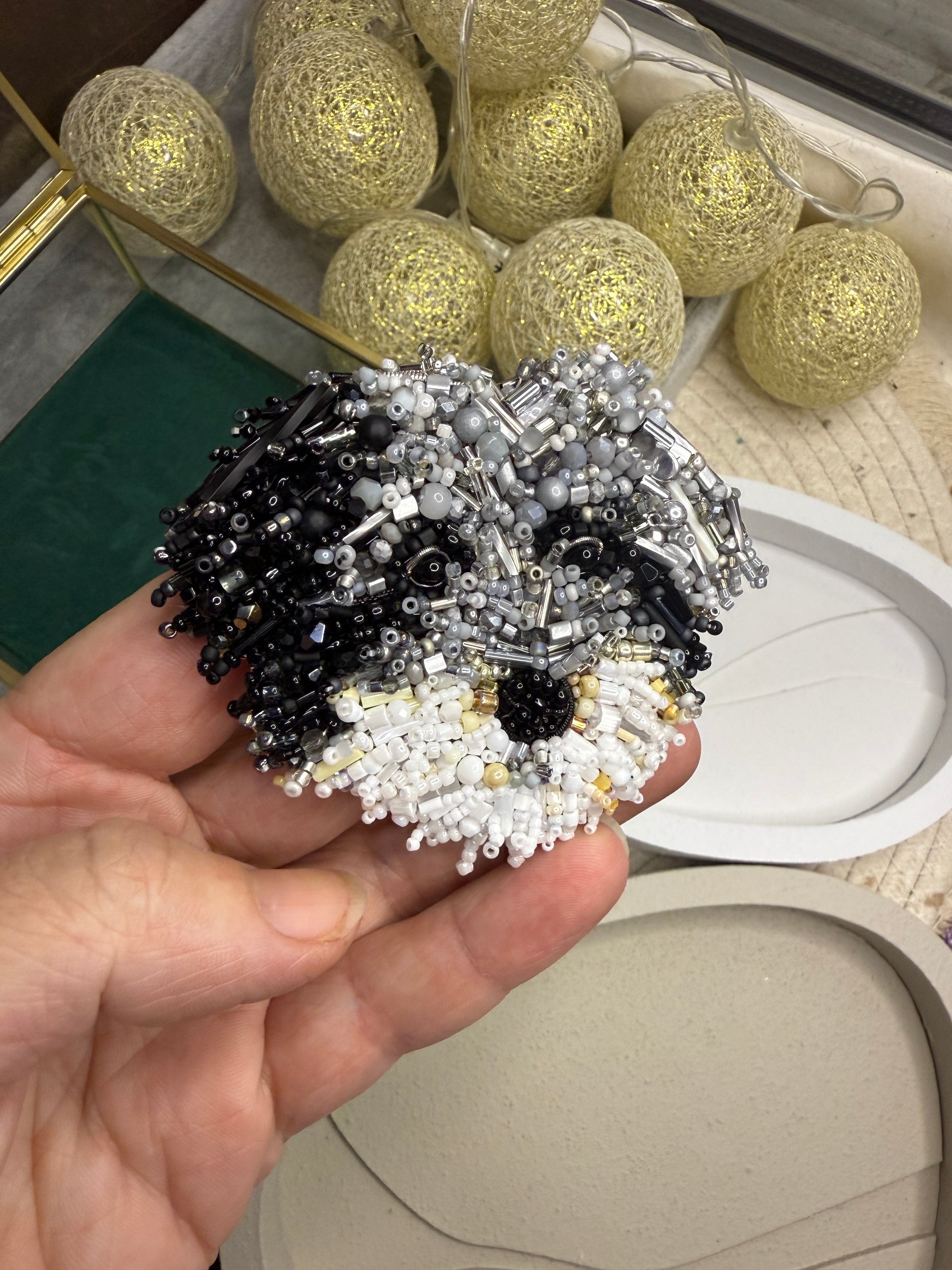 Custom Labradoodle Portrait Brooch