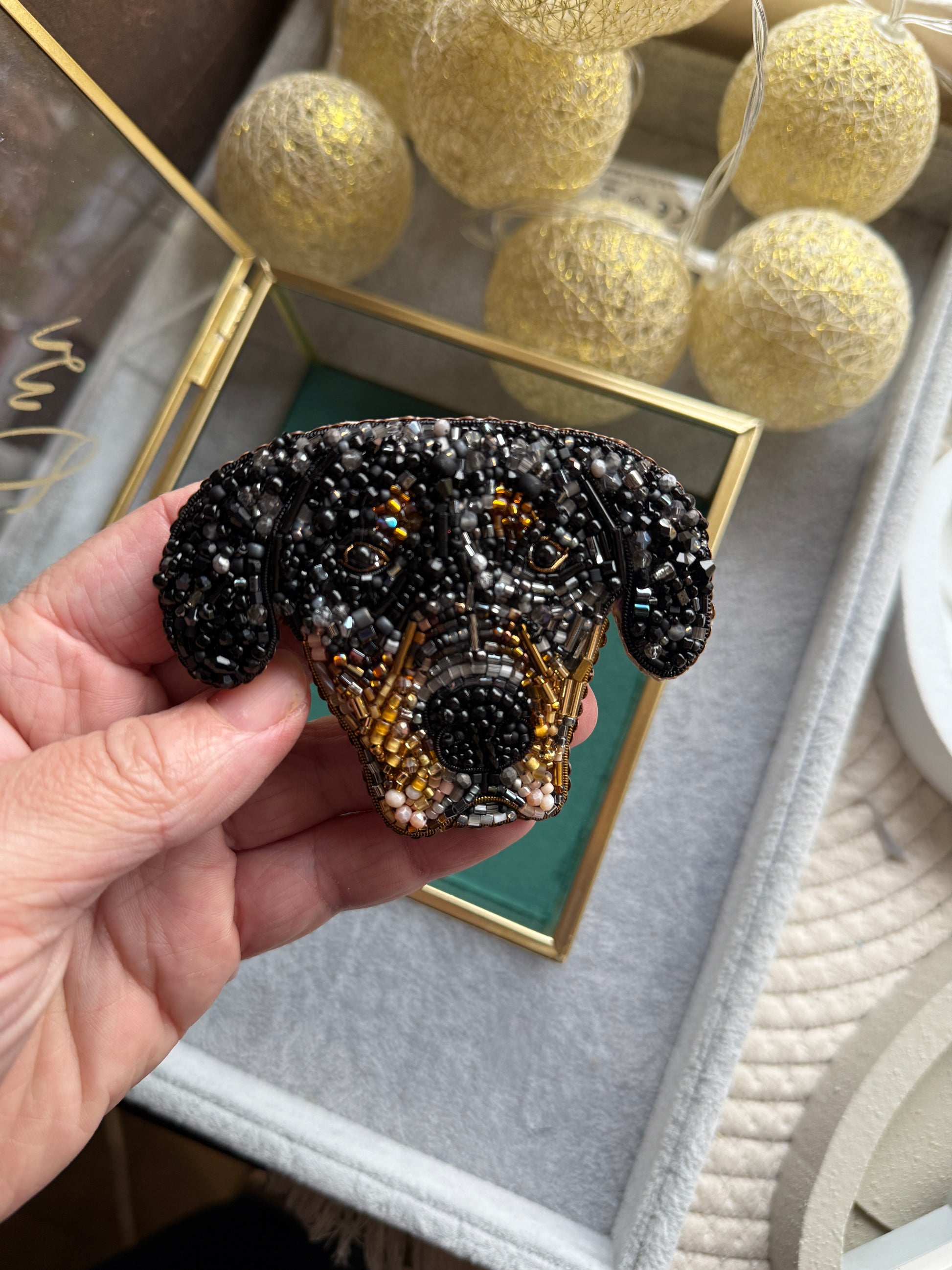 Custom Pet Portrait Brooch