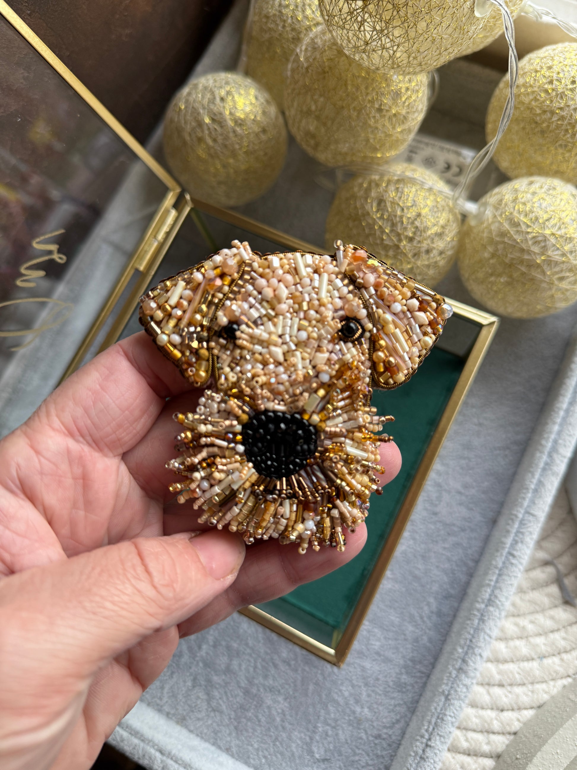 Custom Pet Portrait Brooch
