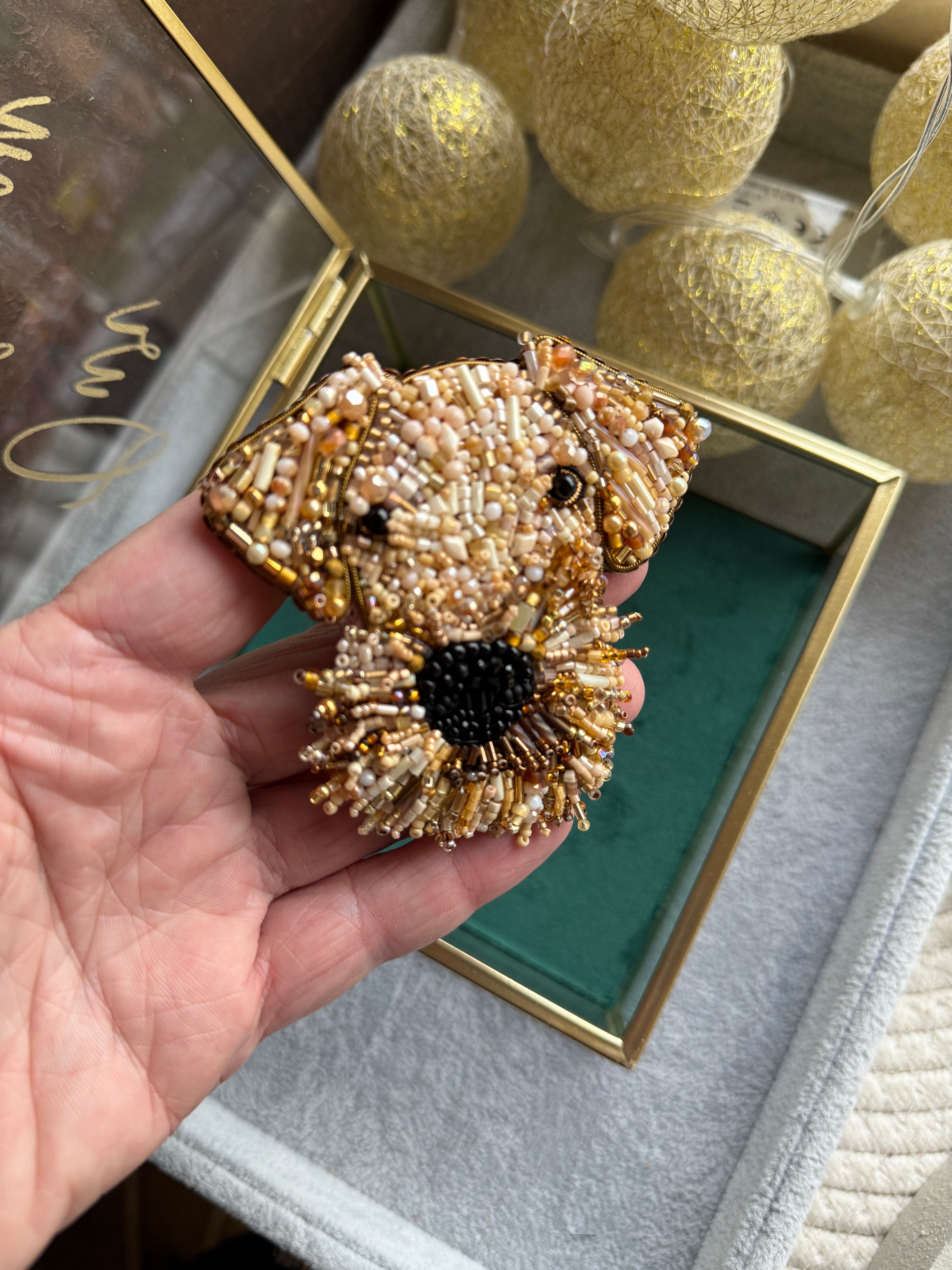 Custom Pet Portrait Brooch