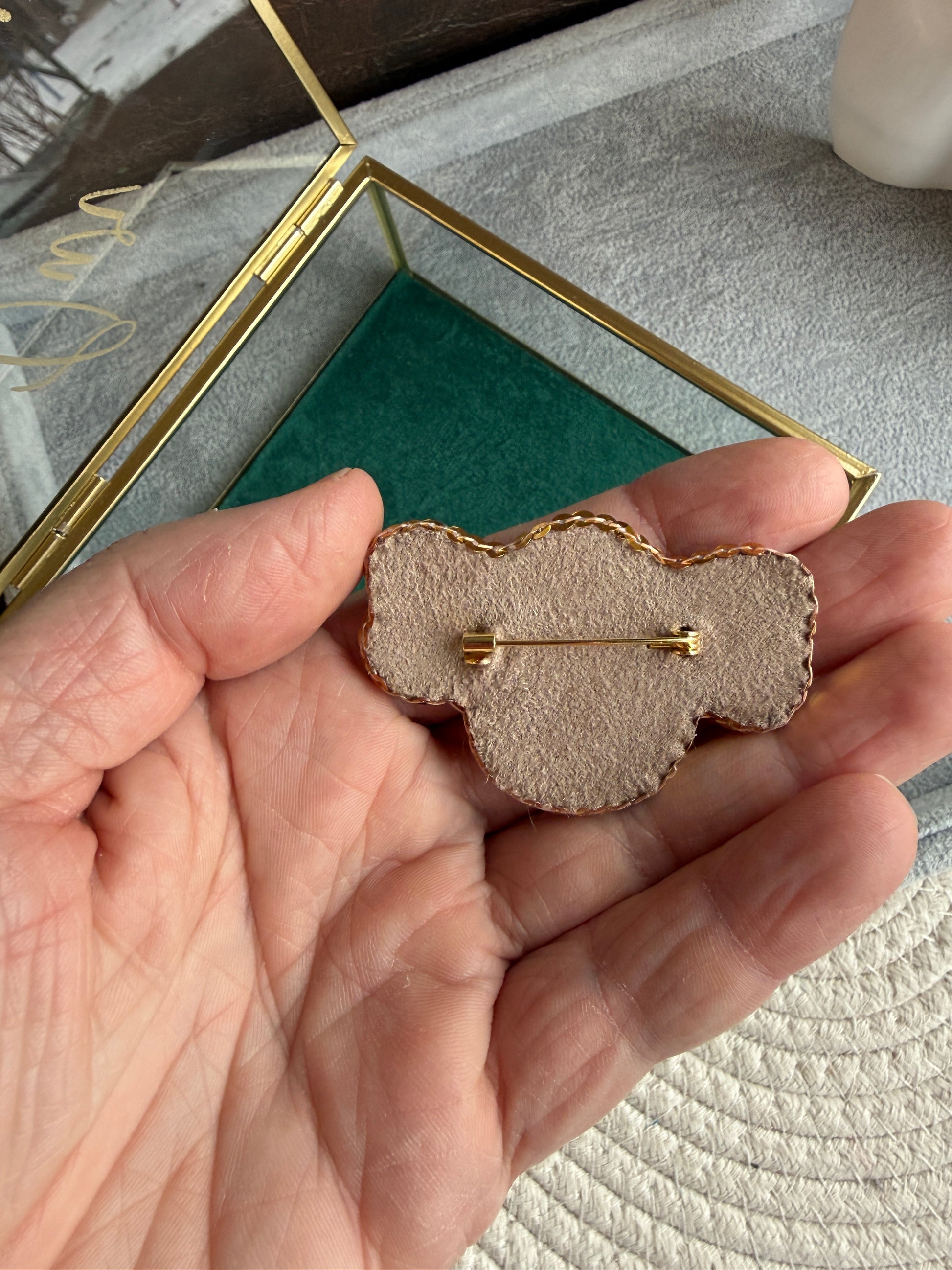 Bee Beaded Brooch