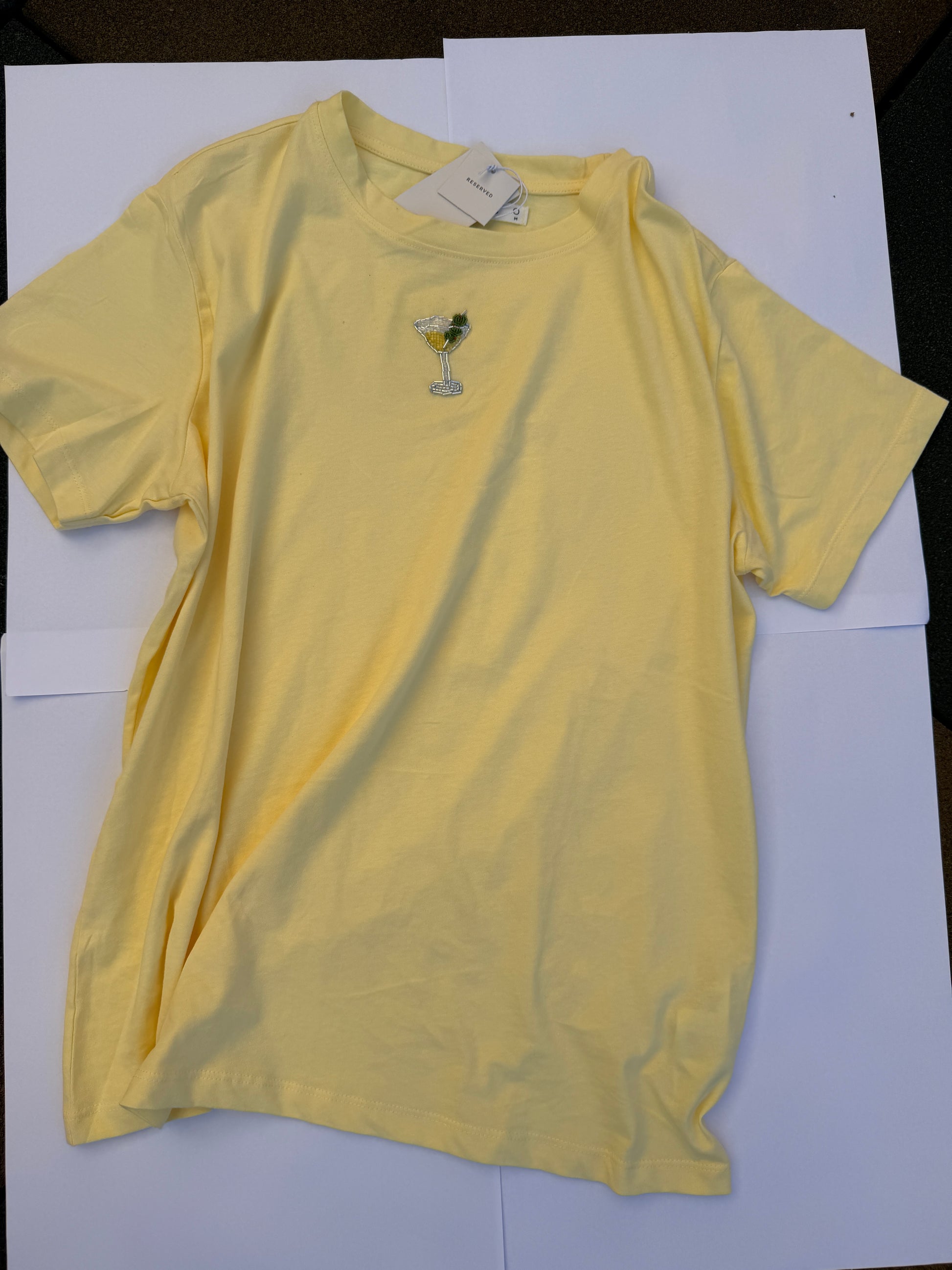 Martini Embroidered T-Shirt