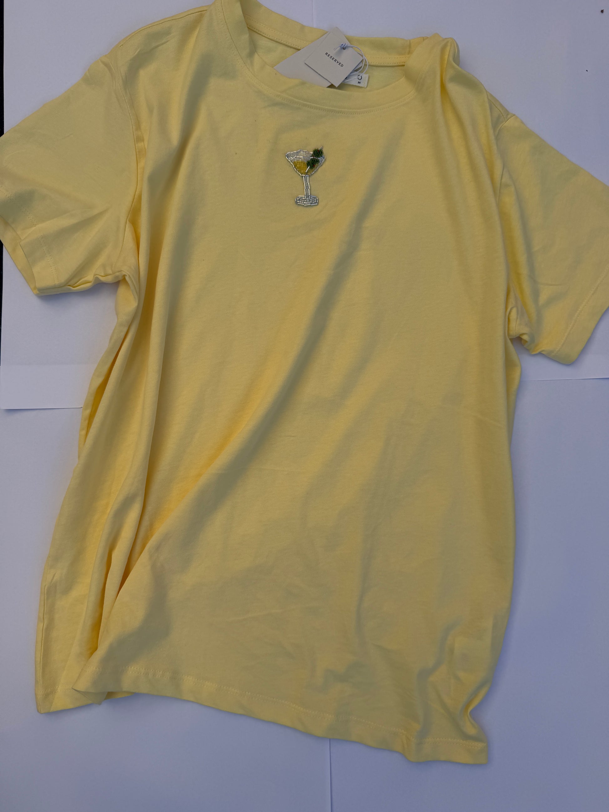 Martini Embroidered T-Shirt
