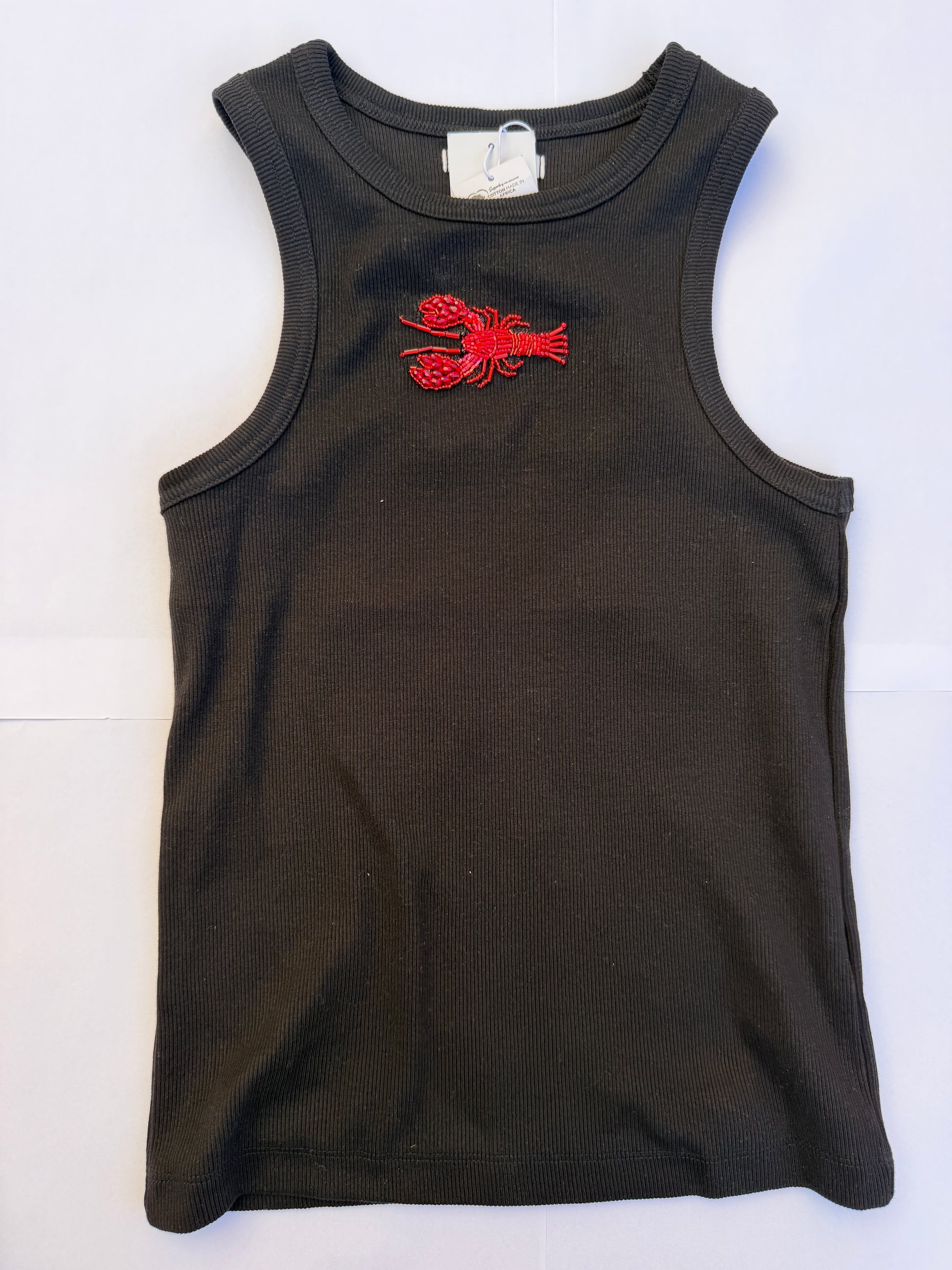 Lobster Embroidered Tank Top