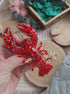 Lobster Beaded Brooch, Ocean Brooch, Beach jewelry